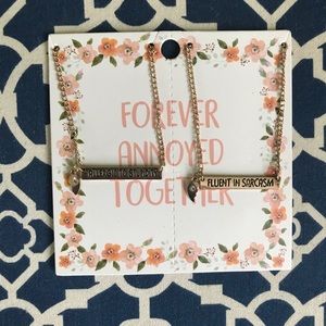 Annoyed Together Funny Friendship Necklaces